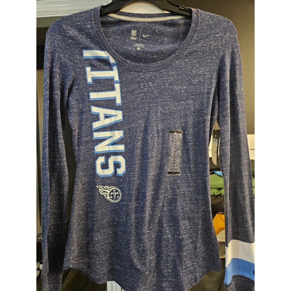 NWT Nike Tennessee Titans NFL Team Apparel Women's Long Sleeve Size M Heathered